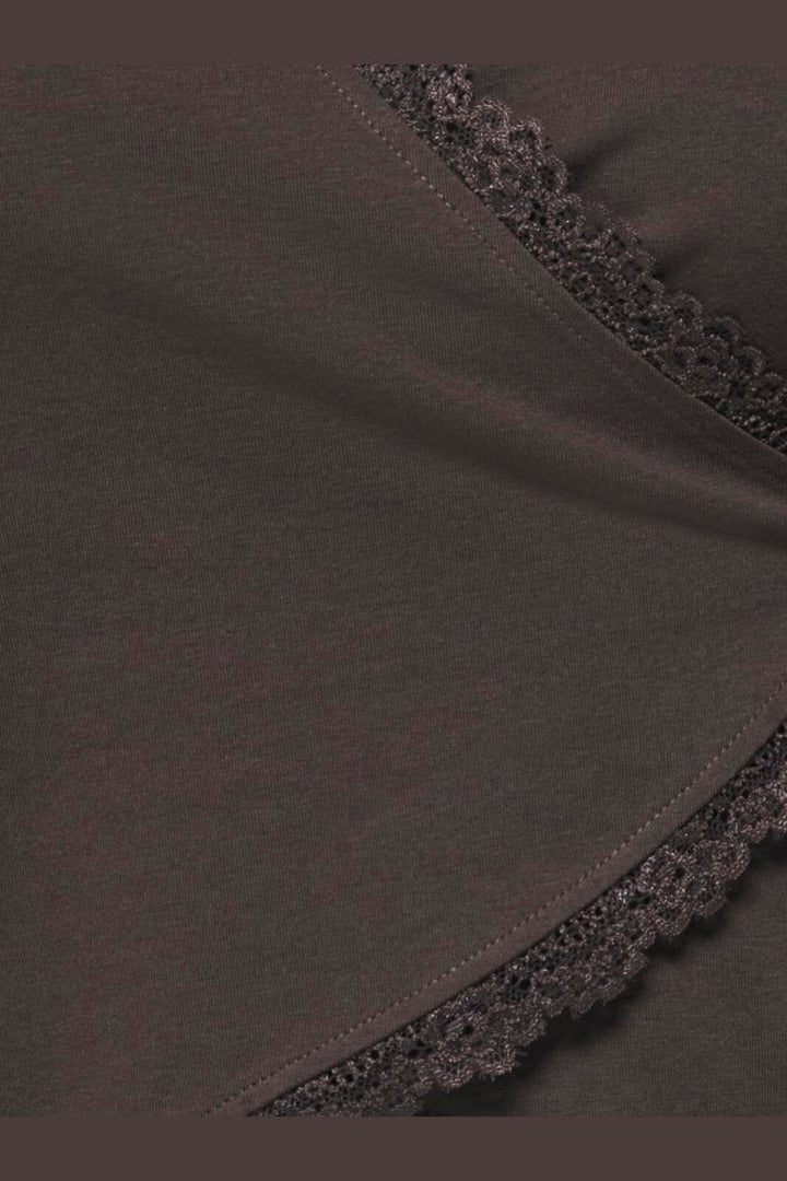 Only - Onlkiss Calm L/S Wrap Cardigan - 5152118 Chocolate Torte