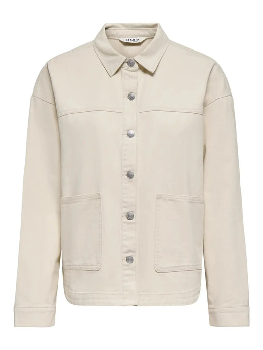 Only - Onllara Ls Shacket Gua - 4996737 Birch Jakker 
