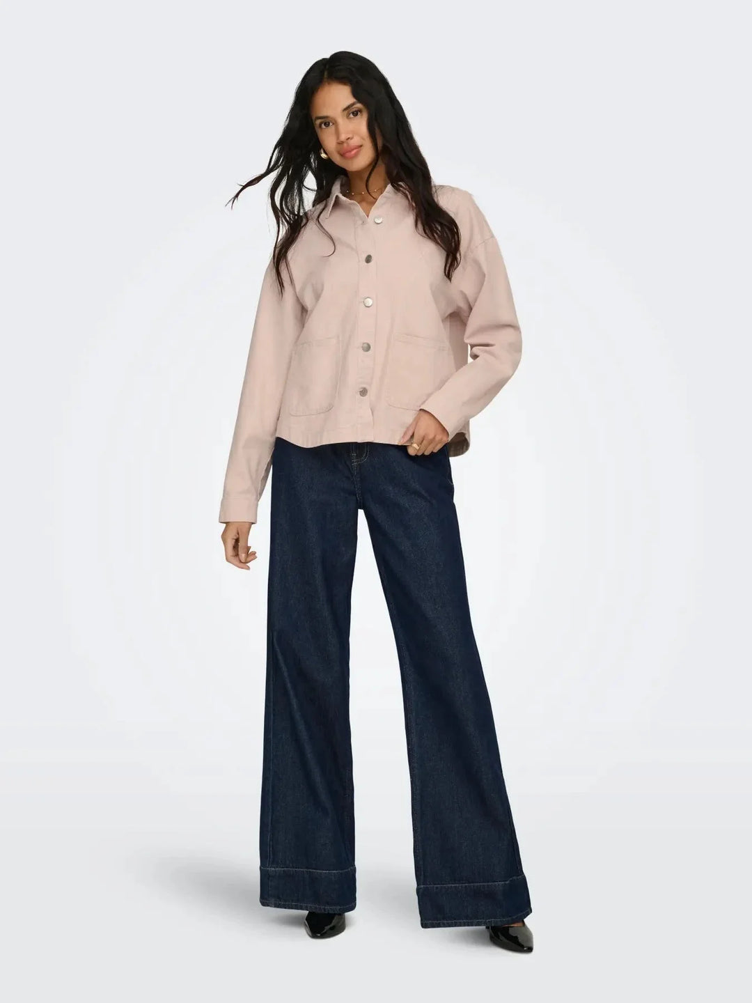 Only - Onllara Ls Shacket Gua - 4996739 Sepia Rose Jakker 