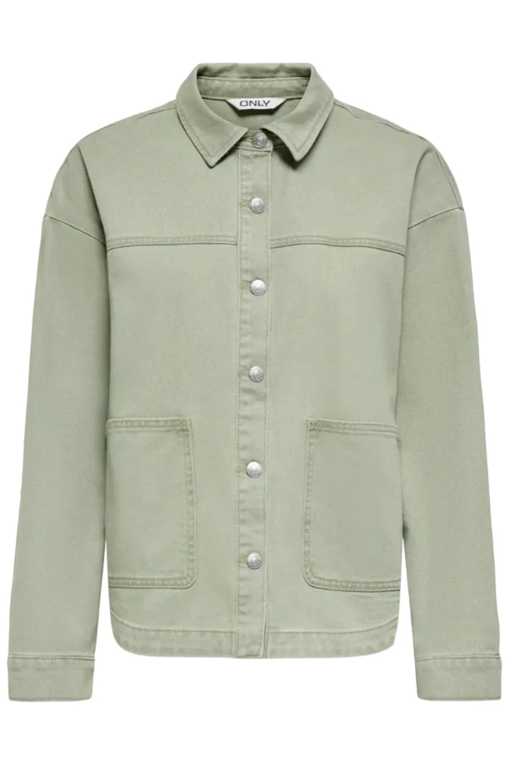 Only - Onllara Ls Shacket Gua - 5036778 Laurel Wreath Jakker 