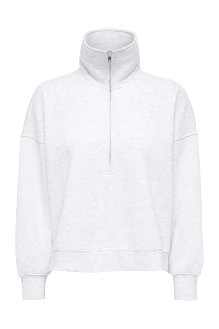 Only - Onllesure L/S Half Zip Rs Swt - 5117441 Light Grey Melange Sweatshirts 