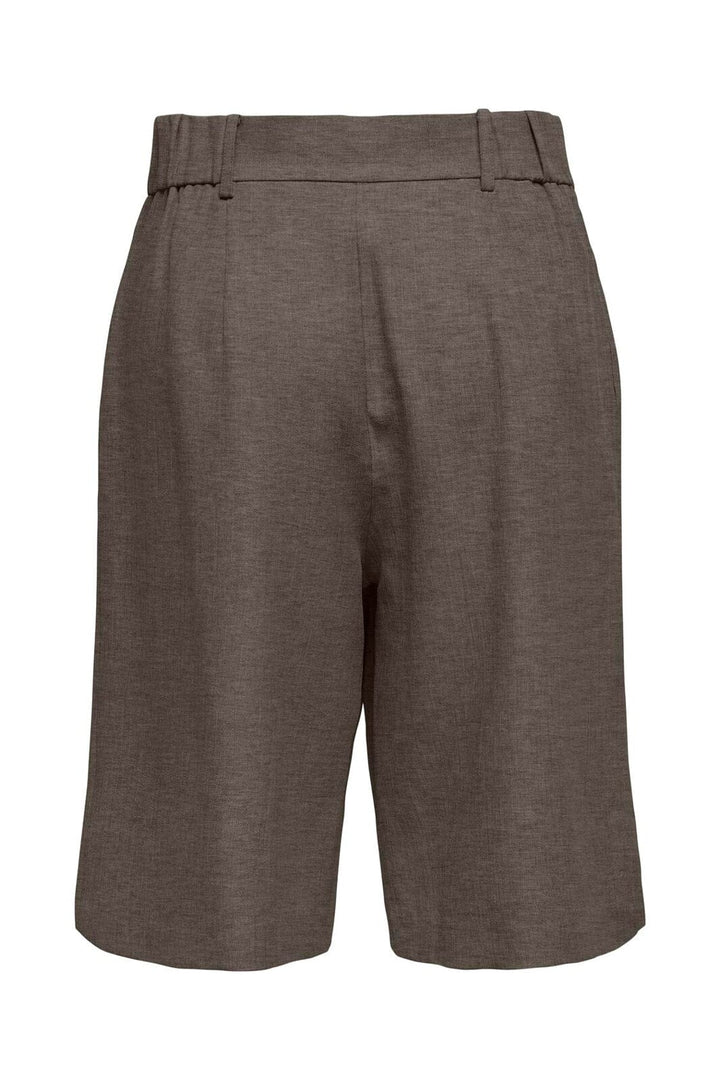 Only - Onllinda Mel Long Shorts Tlr - 5090952 Major Brown W Melange