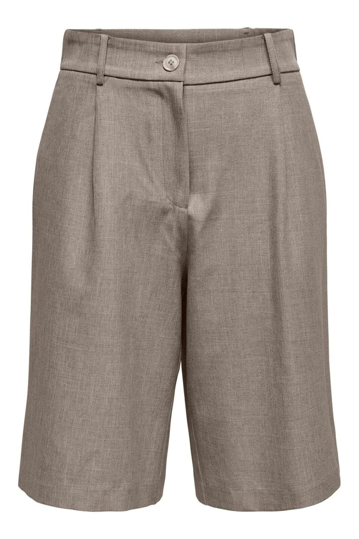 Only - Onllinda Mel Long Shorts Tlr - 5090952 Major Brown W Melange Shorts 