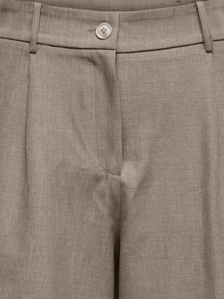 Only - Onllinda Mel Long Shorts Tlr - 5090952 Major Brown W Melange Shorts 