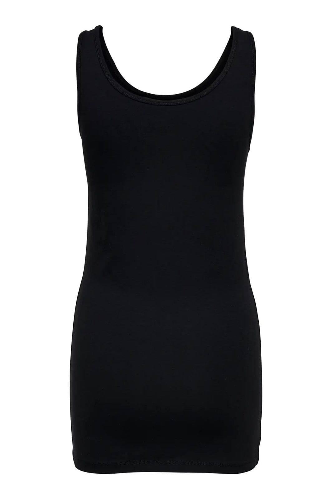 Only - Onllive Love S/L Long Tank Top - 1201446 Black