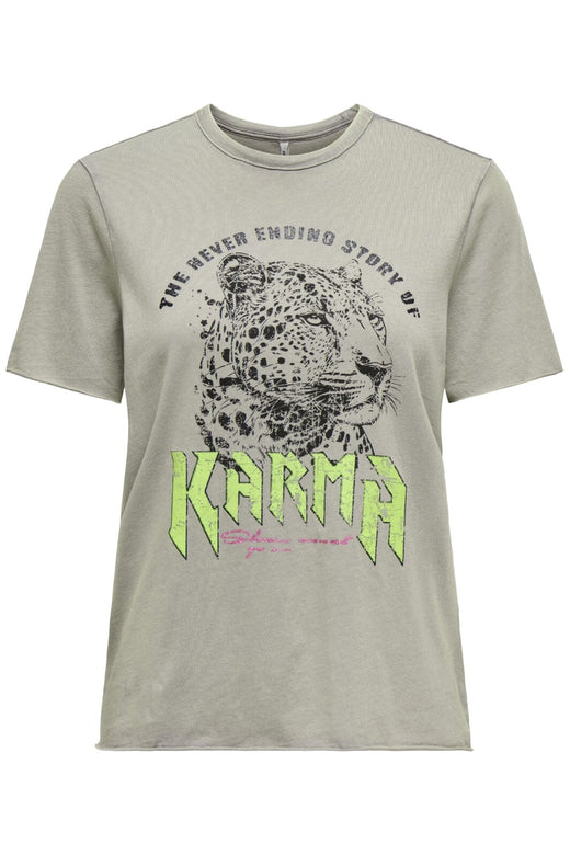 Only - Onllucy Life Reg S/S Top Box 15307412 - 4736484 - Alloy Electric Karma