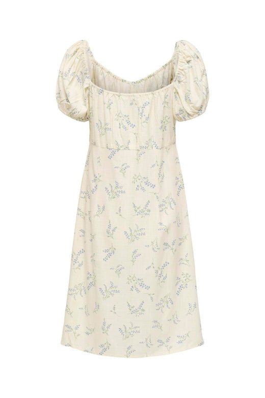 Only - Onllyrida S/S Tie Detail Dress - 4996378 Bright White Wild Bundles