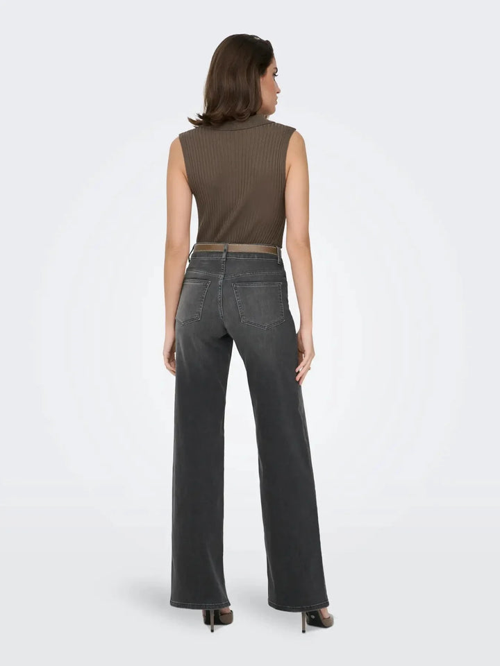 Only - Onlmadison Blush Wd Db Bt Sik221 - 4948178 Washed Black Jeans 