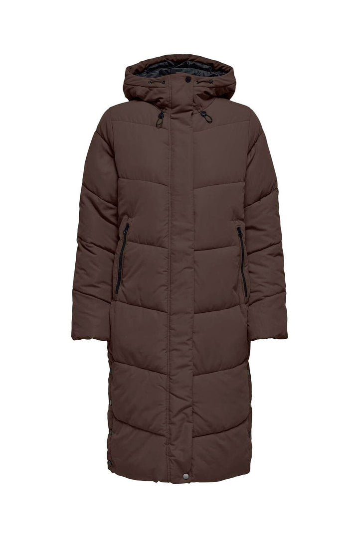 Only - Onlmaggi Long Puffer Cc - 5100374 Chocolate Brown