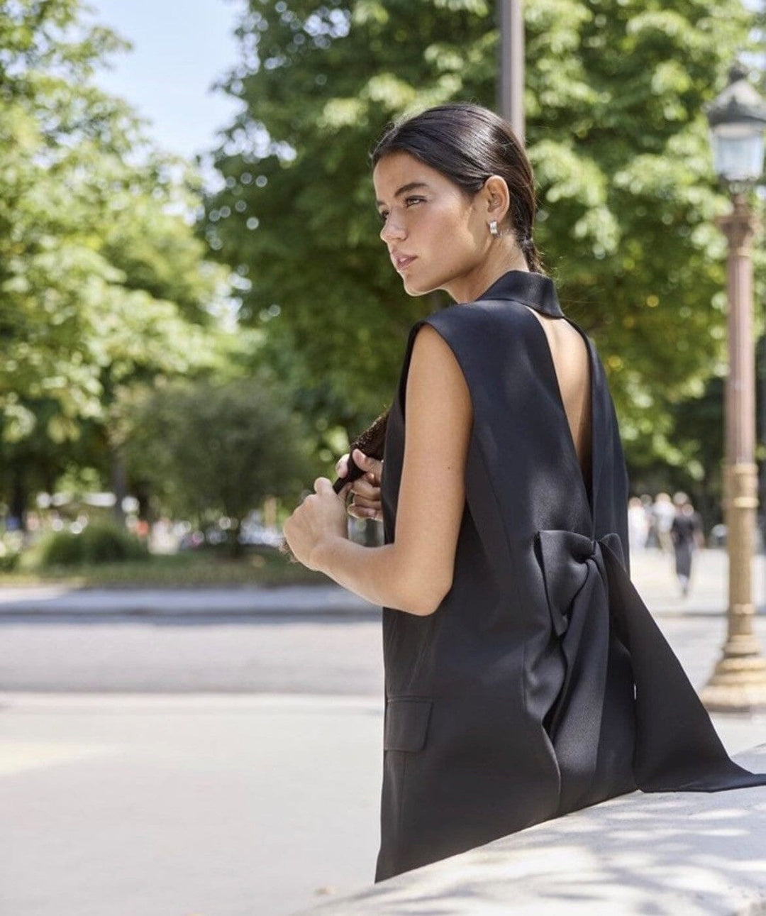 Only - Onlmalika S/L Bow Blazer Dress Tlr 15340119 - 4667906 - Black Kjoler 