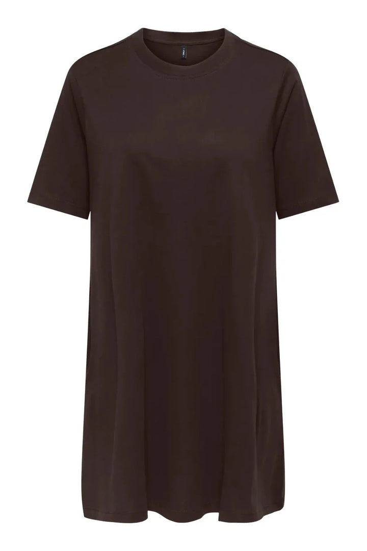 Only - Onlmara S/S Pocket Dress - 5047606 Chocolate Torte Kjoler 