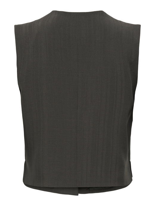 Only - Onlmateo Life S/L Stripe Vest Cc Tlr - 4786730 Mulch Veste 