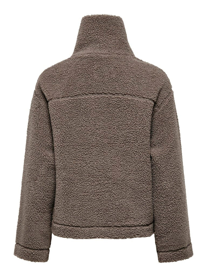Only - Onlmegan Teddy Jacket - 4903501 Walnut Fleece jakker 
