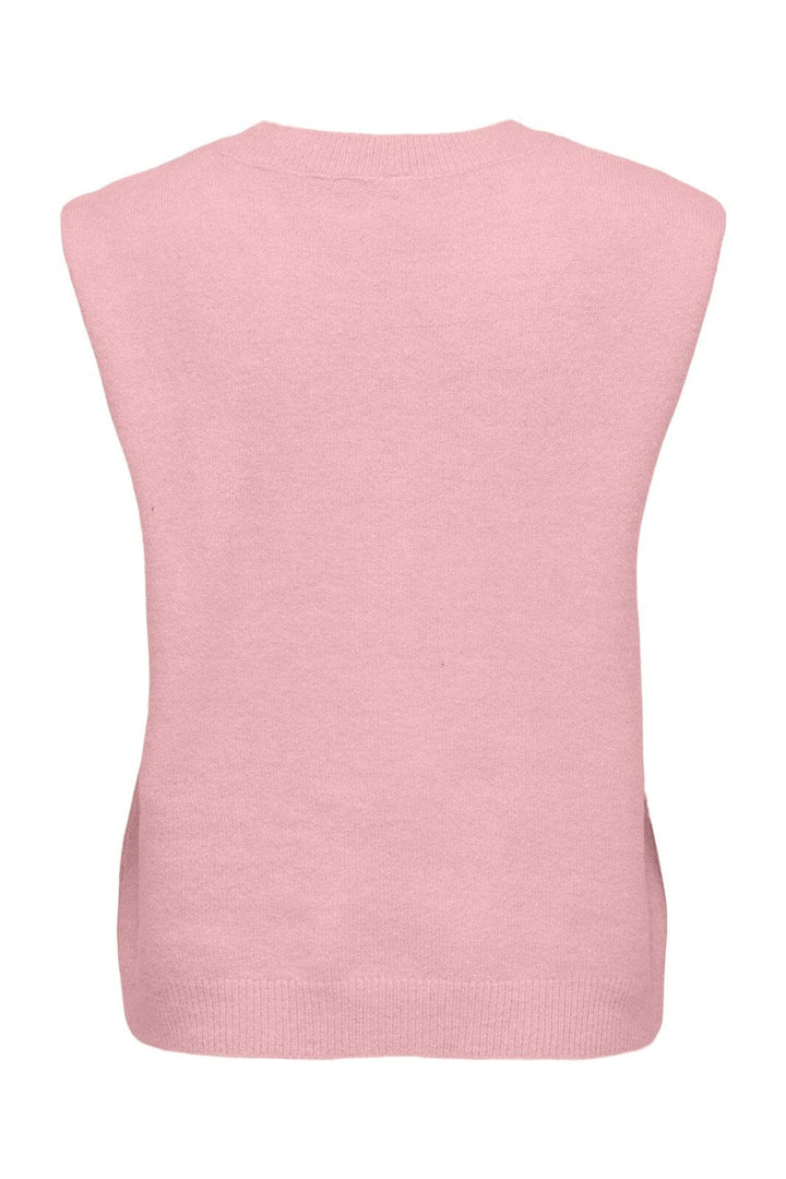 Only - Onlmelody Sl Embroidery O-Neck Knt - 4919769 Rosy Touch Light Gold Hearts