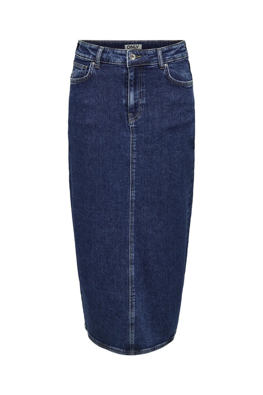 Only - Onlmilla Midi Skirt - 4511114 Dark Blue Denim