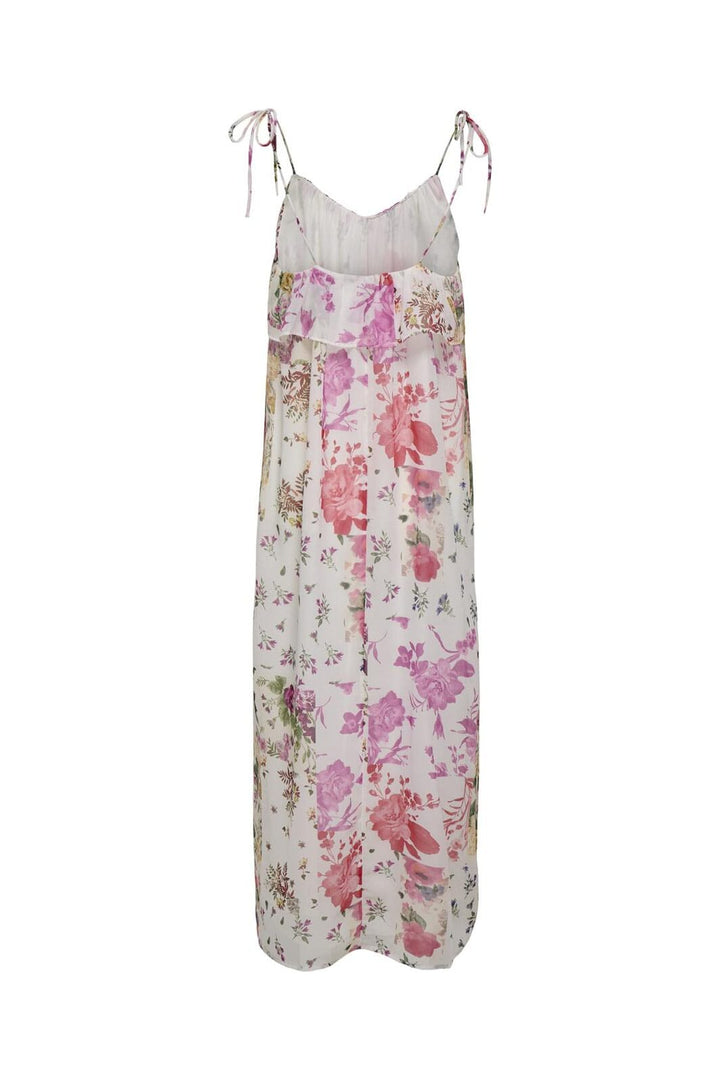 Only - Onlmilla Strap Dress - 4973256 Cloud Dancer Patchwork Flowers