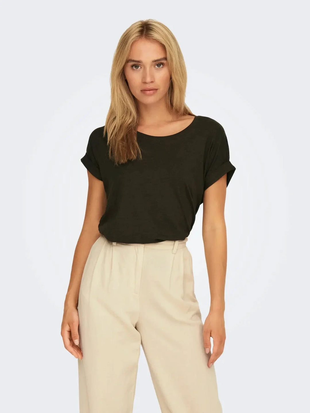 Only - Onlmoster S/S O-Neck Top - 4336607 Demitasse T-shirts 