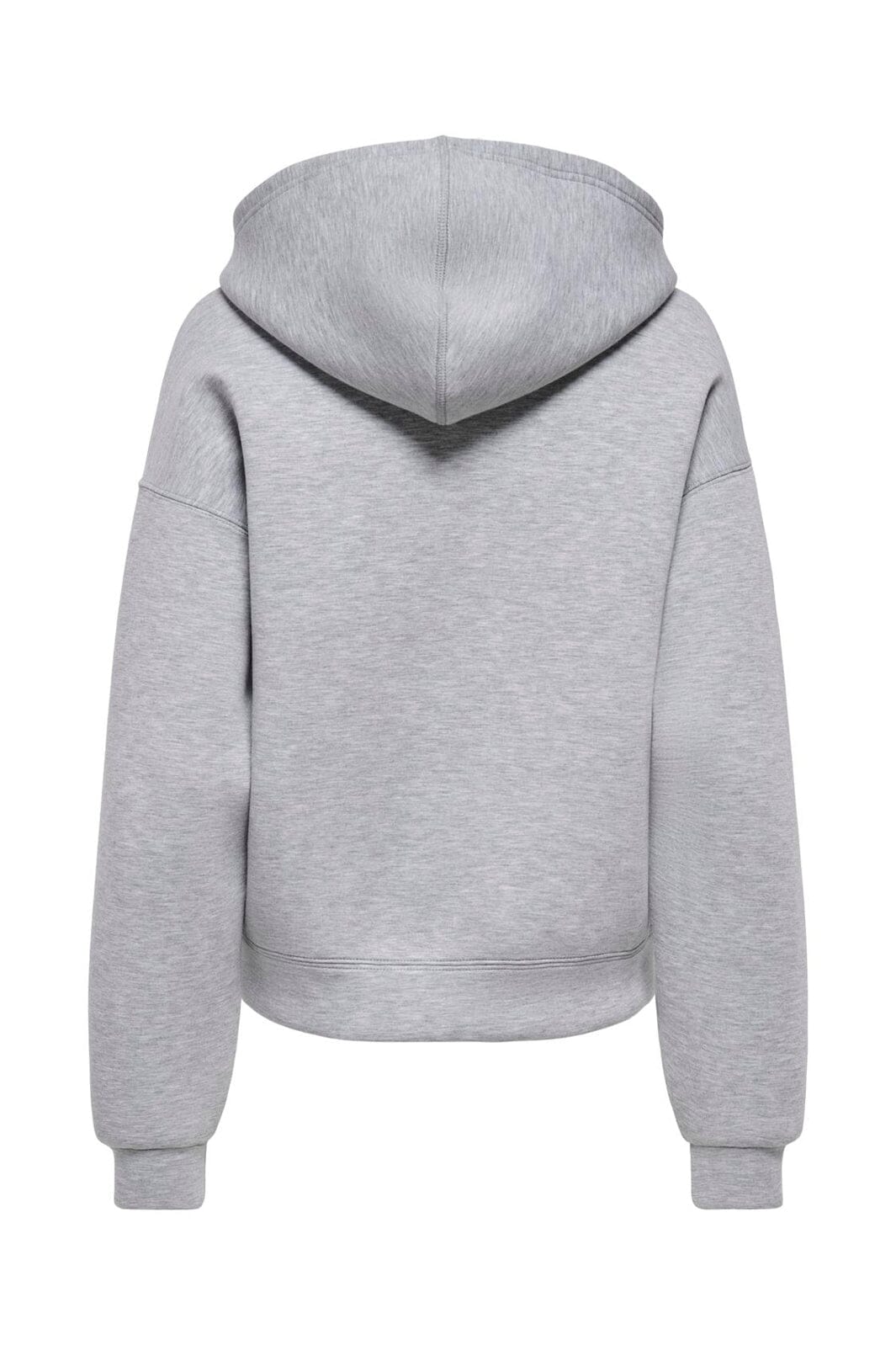 Only - Onlnaomi L/S Two-Way Zip Hoodie Swt - 5112665 Light Grey Melange