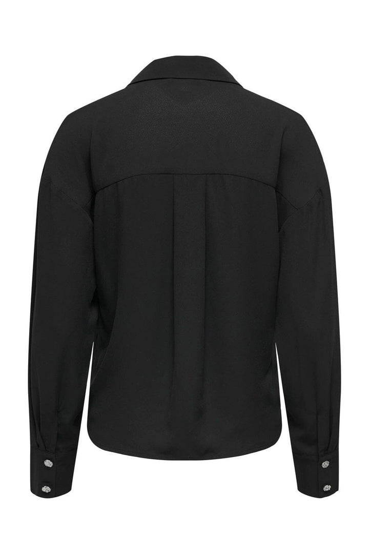Only - Onlneiva Life Ls Balloon Shirt - 4887936 Black