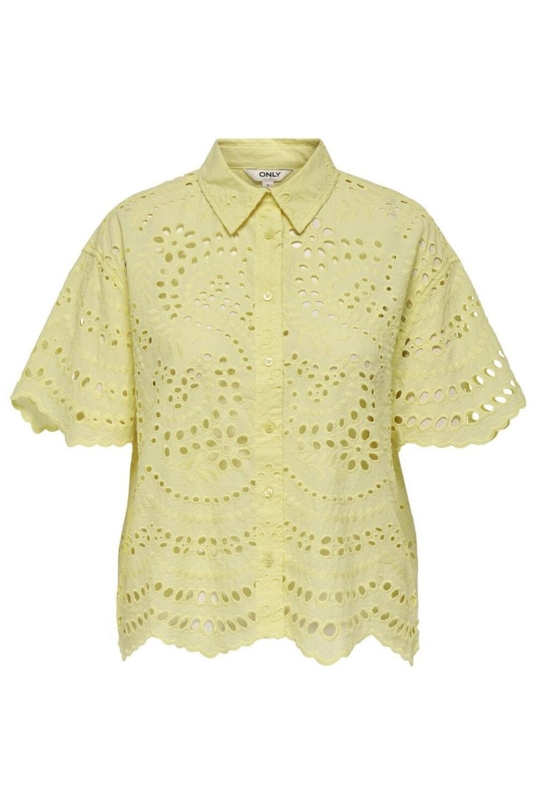 Only - Onlnew Lalisa Ss Boxy Shirt - 4788206 Double Cream