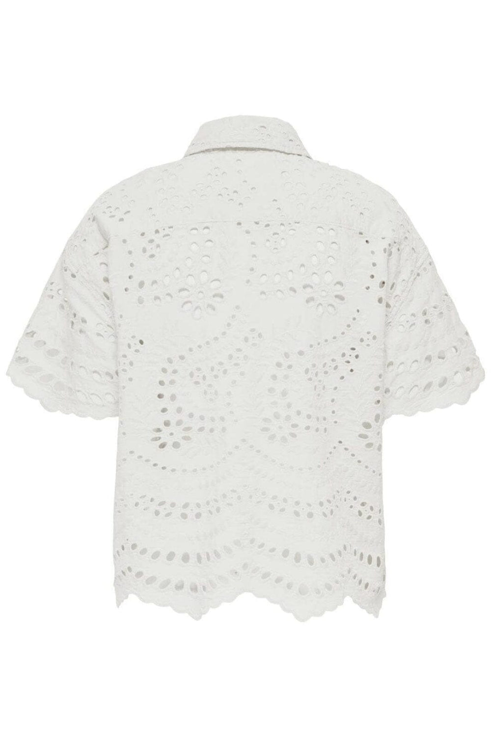 Only - Onlnew Lalisa Ss Boxy Shirt - 4819155 Cloud Dancer