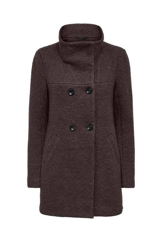 Only - Onlnewsophia Wool Coat Cc - 4997624 Chocolate Torte Melange