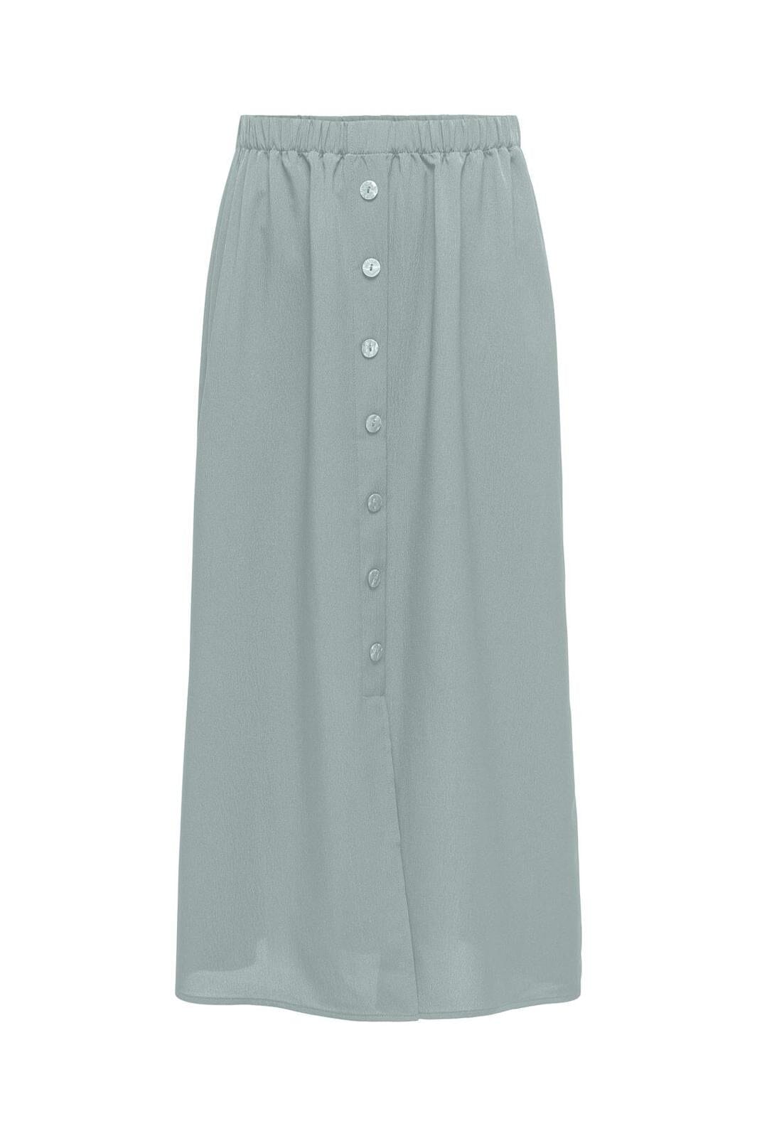 Only - Onlnova Life Elite Button Skirt Solid - 4746184 Abyss