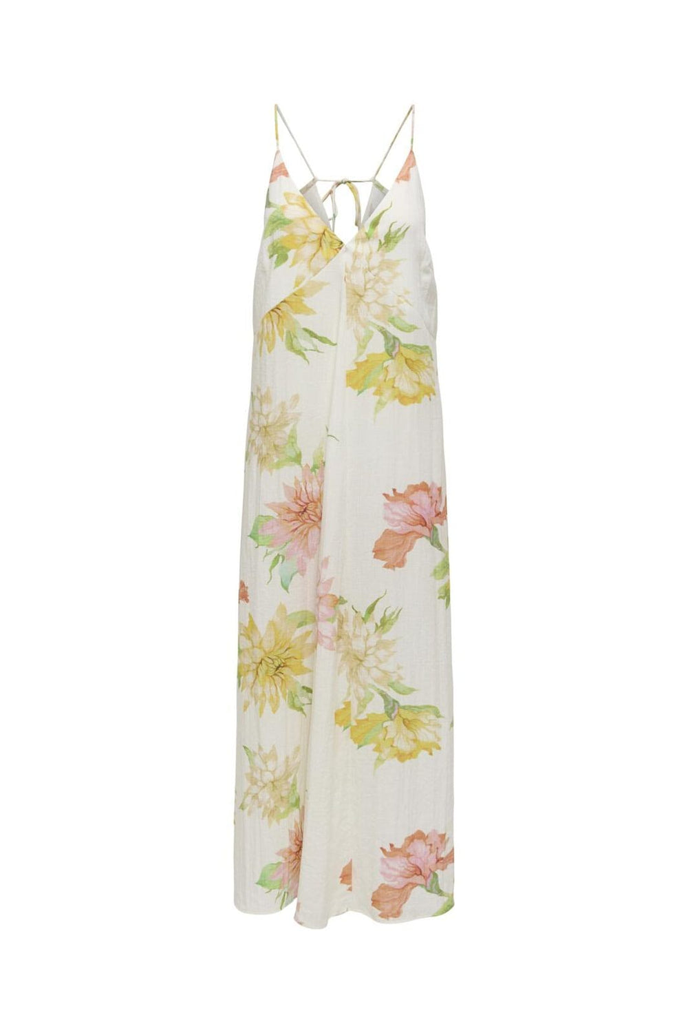 Only - Onlofelia Maxi Strap Dress Ox - 4974716 Cloud Dancer Summer Floral