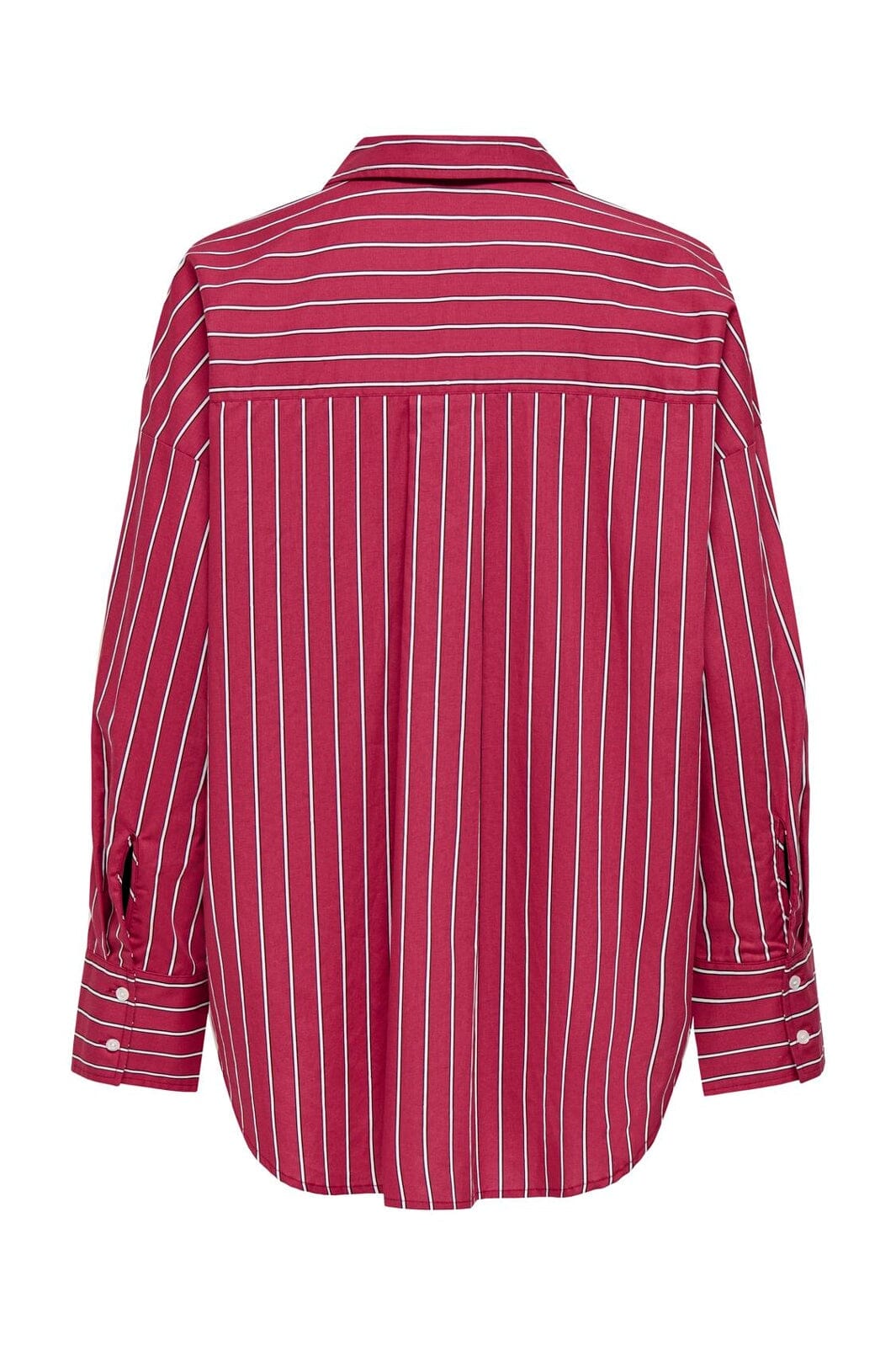 Only - Onloregon Nano Ls Shirt - 5116351 Deep Claret White