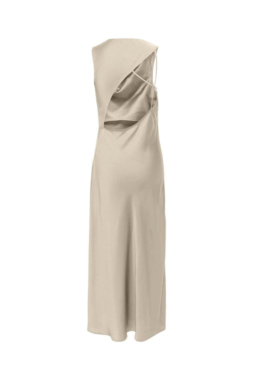 Only - Onlpaloma Chigo Open Back Dress - 5102288 Creme