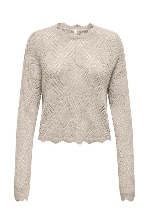 Only - Onlpamela Ls Struct Pullover Cc Knt - 4981949 Birch