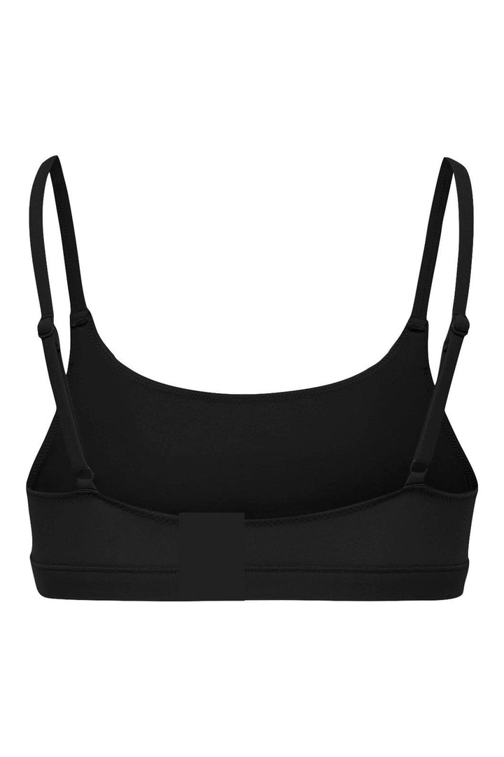 Only - Onlpeachy Scoop Bralette Acc - 4893261 Black