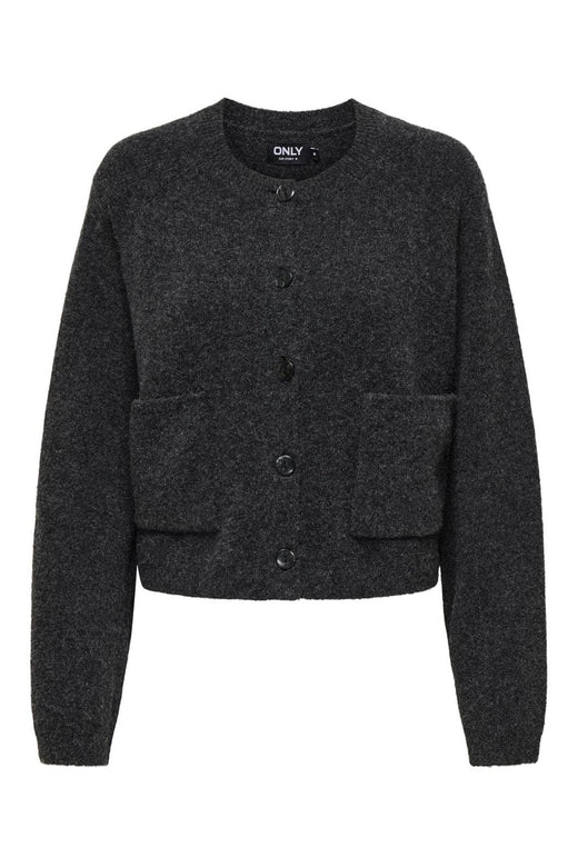 Only - Onlpiemonte L/S Cardigan Knt - 4705268 Dark Grey Melange