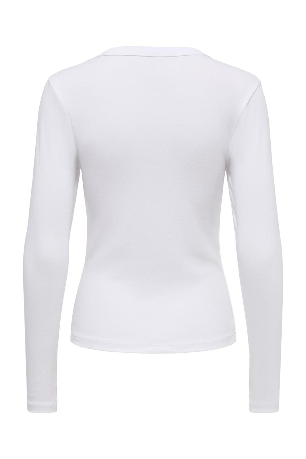 Only - Onlriley L/S V Neck Top - 5263442 Cloud Dancer