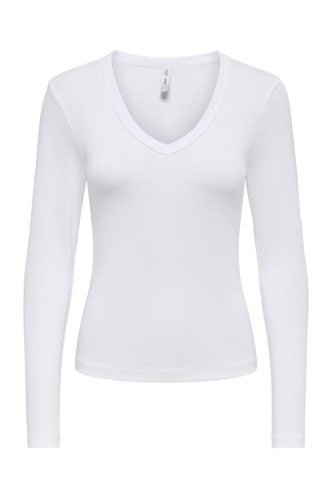 Only - Onlriley L/S V Neck Top - 5263442 Cloud Dancer