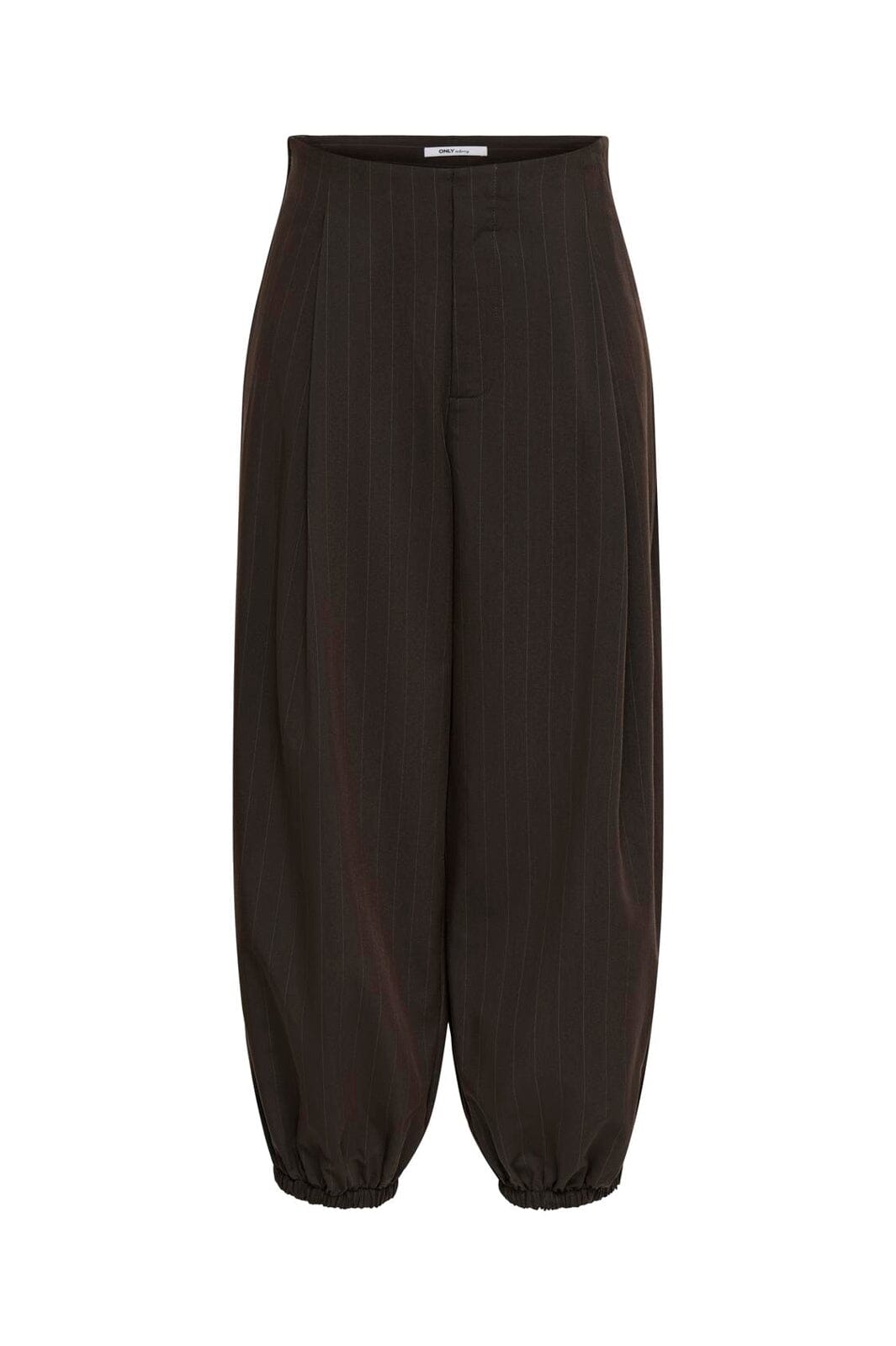 Only - Onlrumba-Alden Pinst Balloon Pant Tlr - 5117323 Mole Pumice Stone Pinstripes