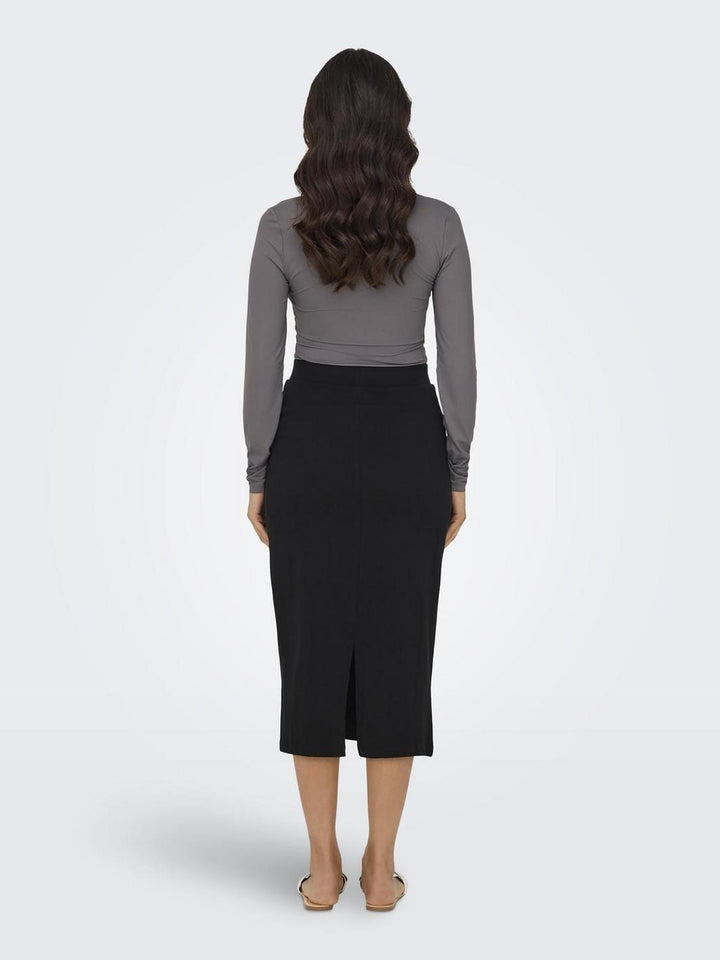 Only - Onlsilvina Skirt Swt - 4569717 Black