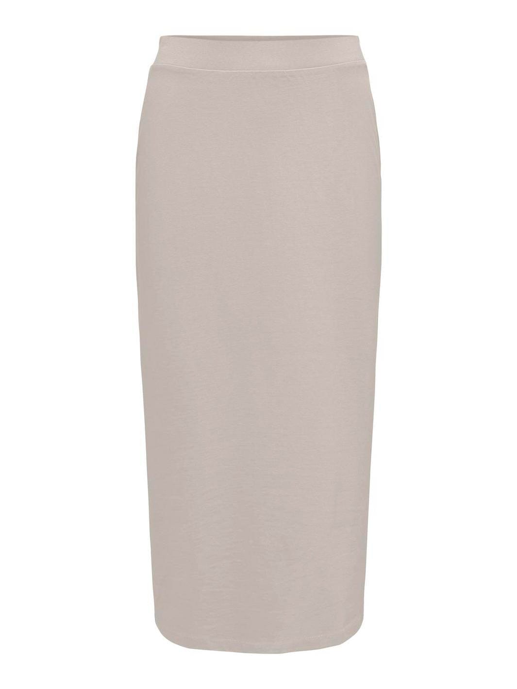 Only - Onlsilvina Skirt Swt - 4787548 Pumice Stone