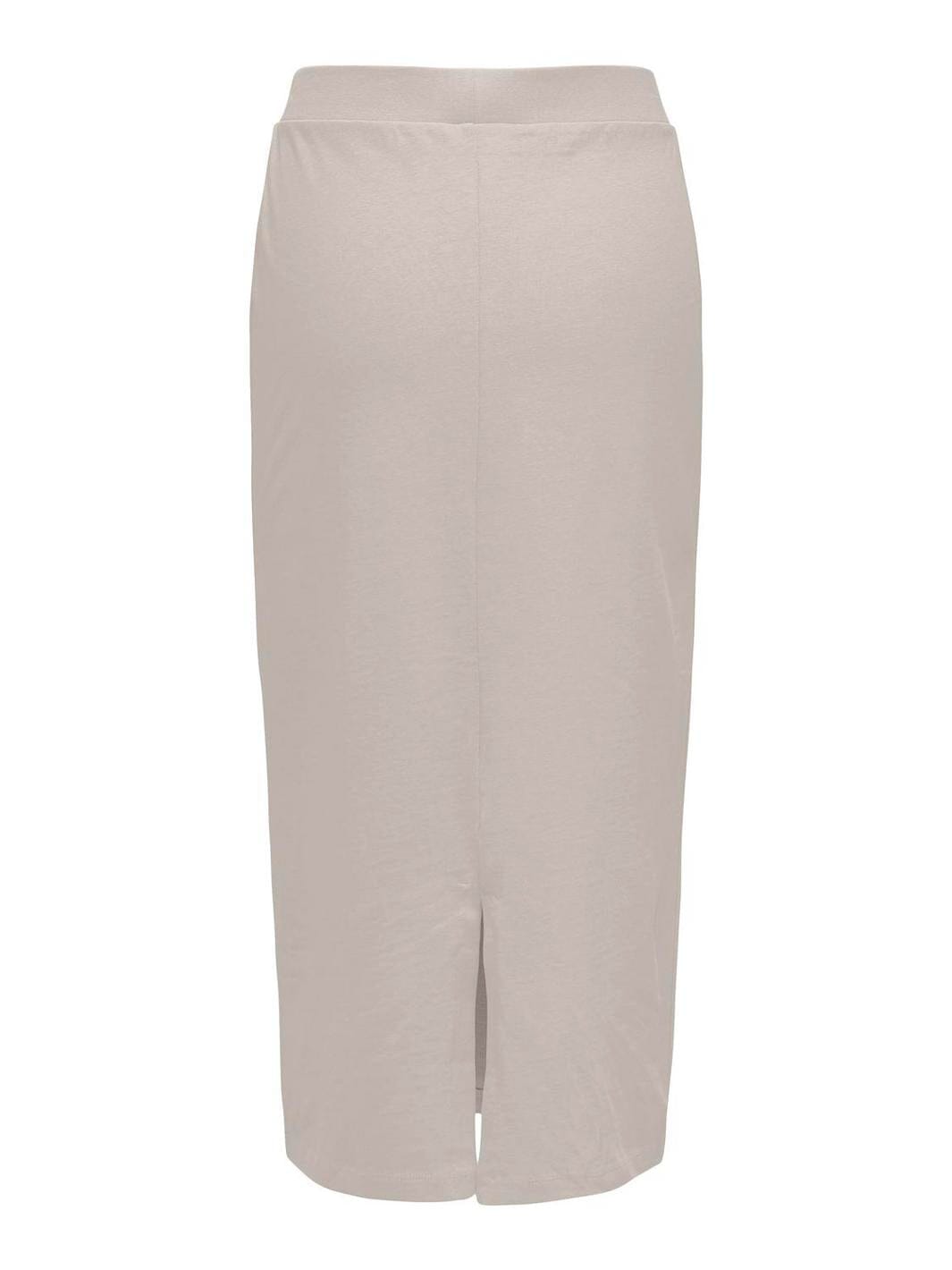 Only - Onlsilvina Skirt Swt - 4787548 Pumice Stone