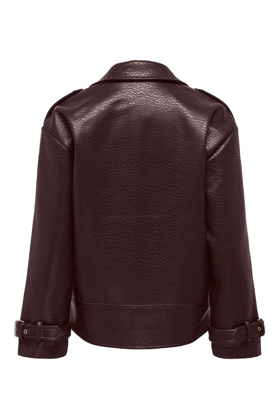 Only - Onlsoft Faux Leather Ovs. Biker Cc - 5100704 Chocolate Plum