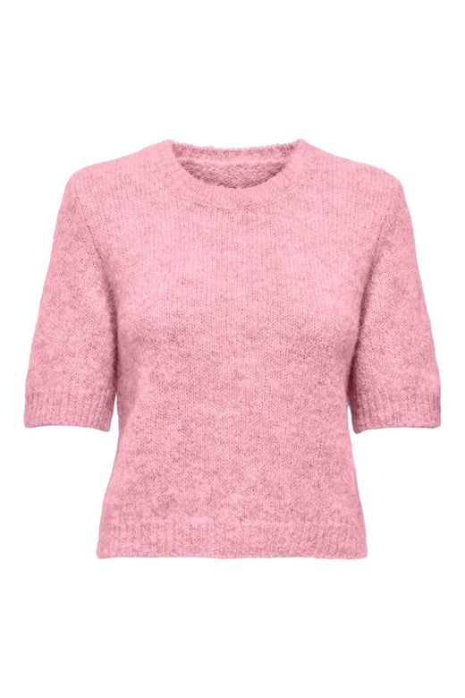 Only - Onlstarla Ss O-Neck Cc Knt - 4982812 Romance Rose Melange