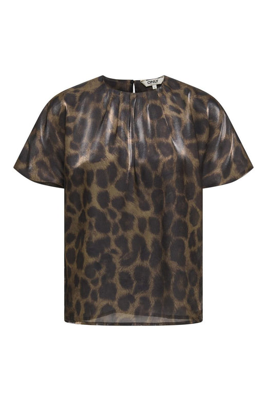 Only - Onlstella Life Ss Top - 4889663 Chocolate Torte Le Grand Leo