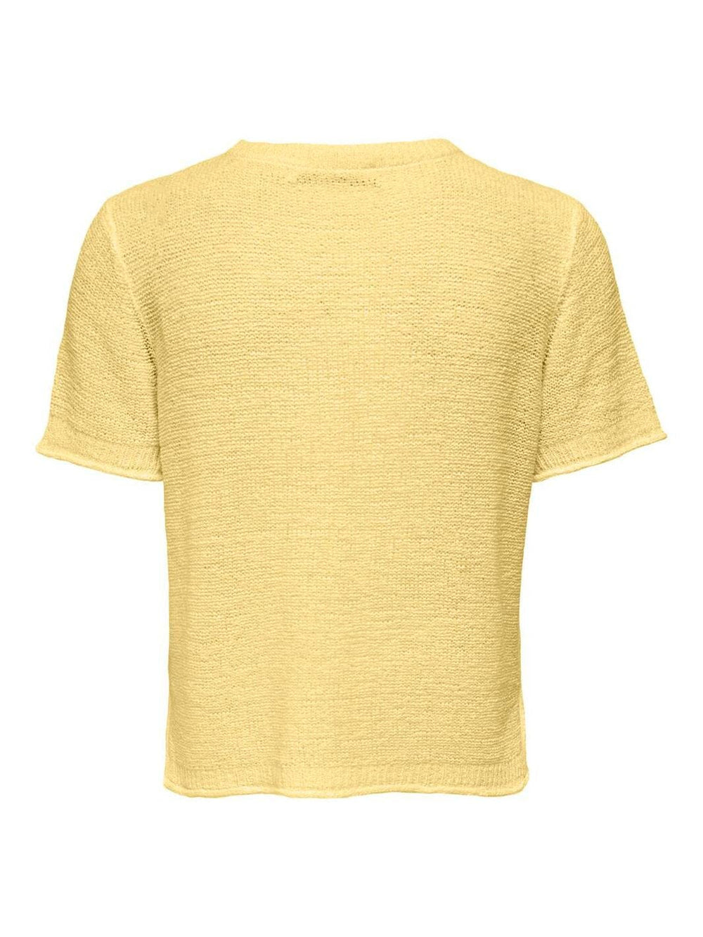 Only - Onlsunny S/S Pullover Knt - 4944877 Lemon Meringue
