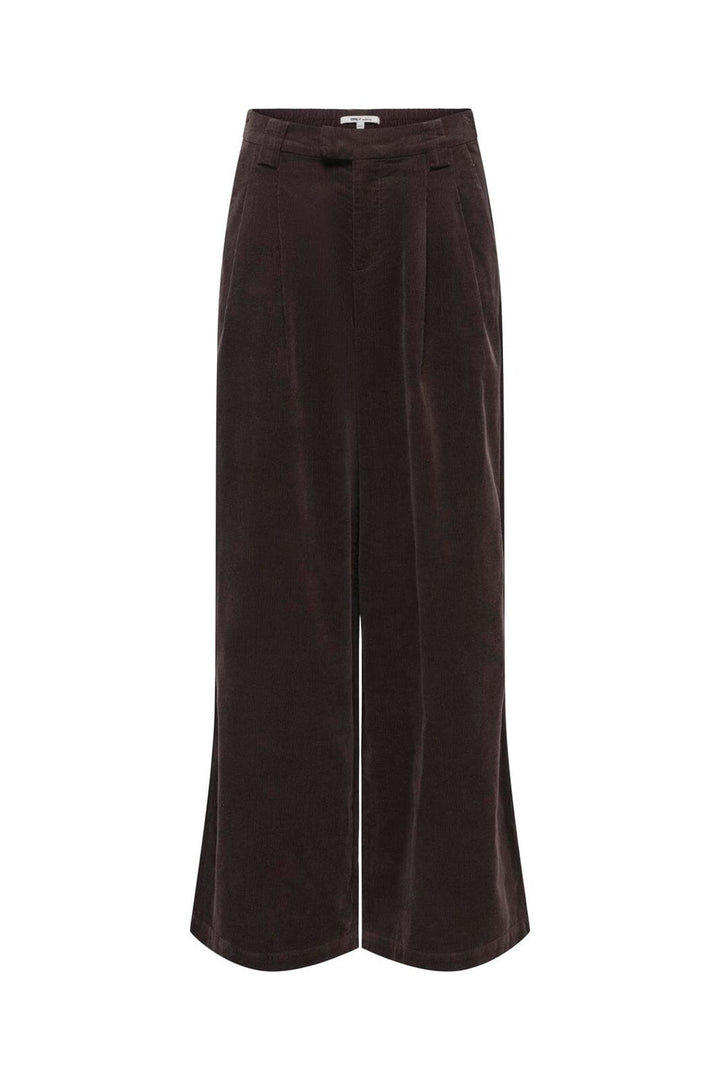 Only - Onlsvea-Nessa Cord Wide Pant Cc Tlr - 4854242 Seal Brown