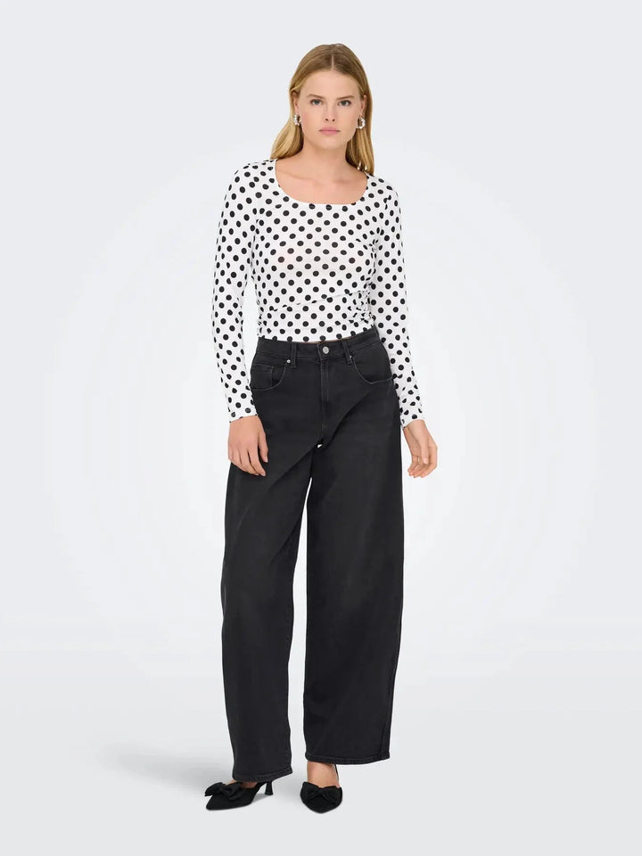 Only - Onltamy Barrel Epp - 4968778 Washed Black Jeans 