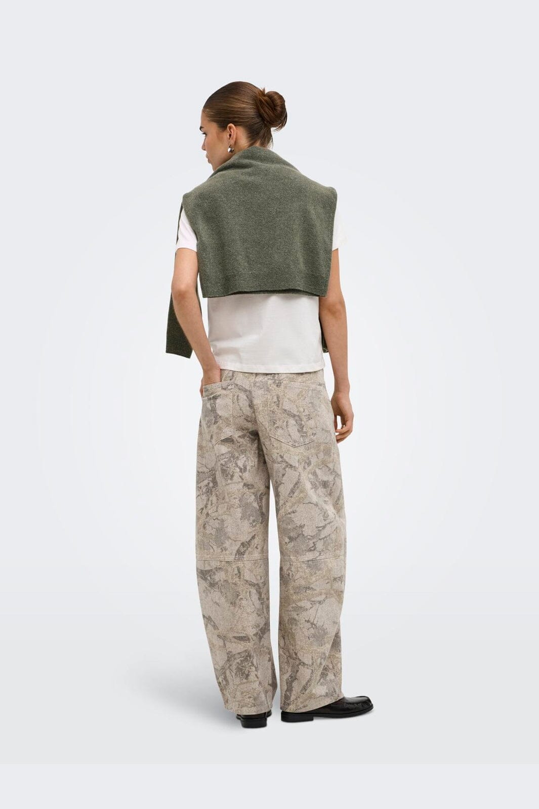 Only - Onltaylor-Banu Barrel Pant - 5162574 Oatmeal Camo