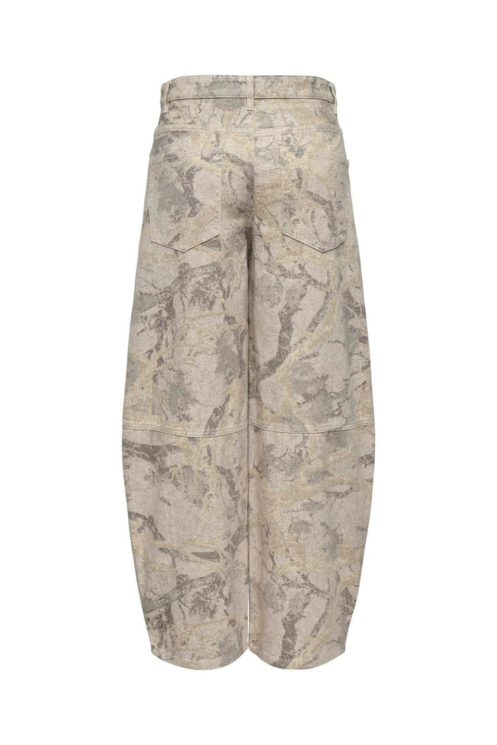 Only - Onltaylor-Banu Barrel Pant - 5162574 Oatmeal Camo