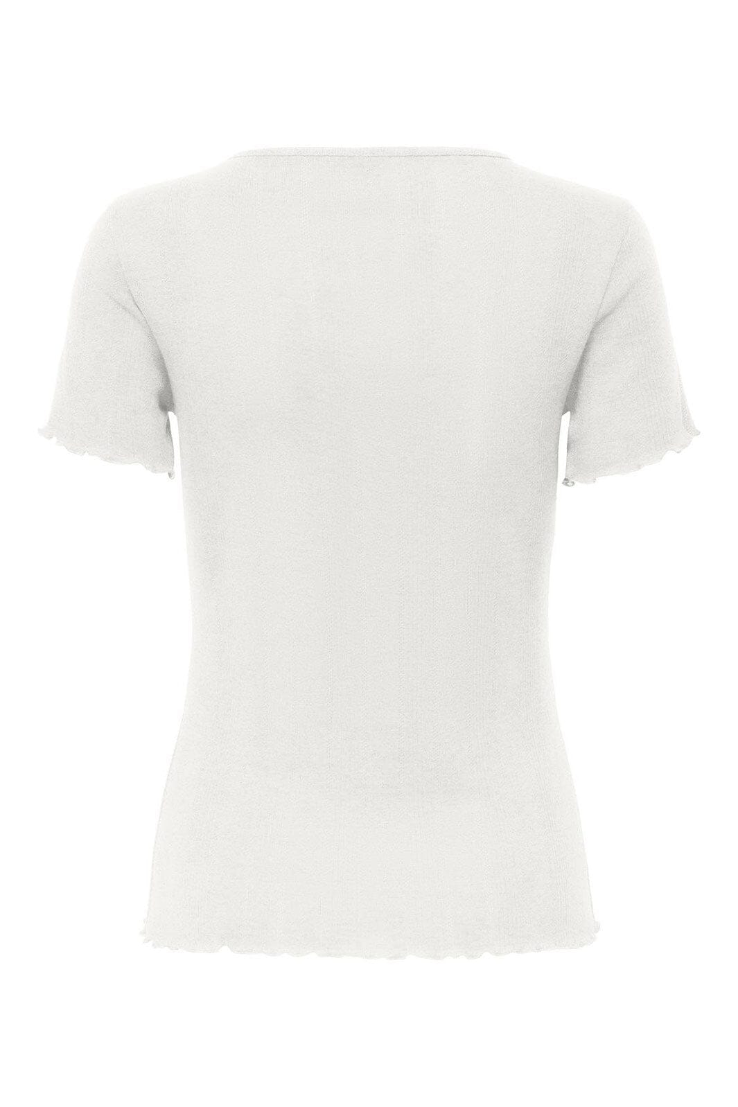 Only - Onltenna S/S Top - 4914967 Cloud Dancer