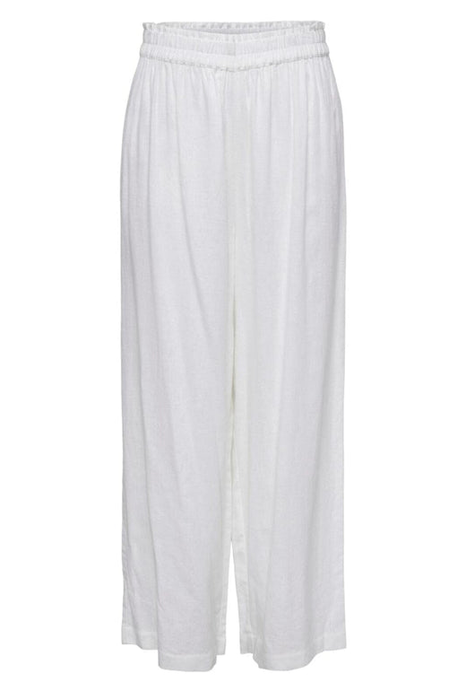 Only - Onltokyo Linen Blend Pant - 3926545 Bright White Bukser 