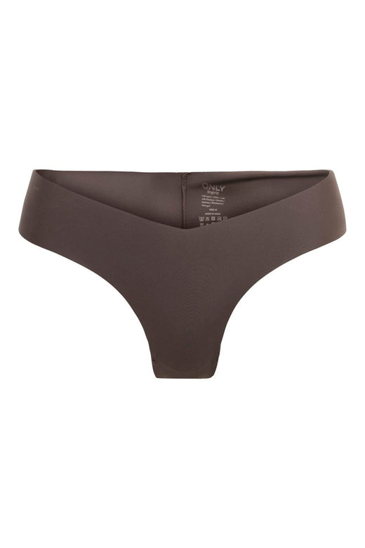 Only - Onltracy V Cut Cheeky Brief 3Pk Acc - 4932857 Seal Brown X3